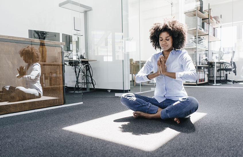 Yoga in the office