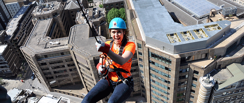 Charity and social: Vertical Challenge at Chapter Spitalfields