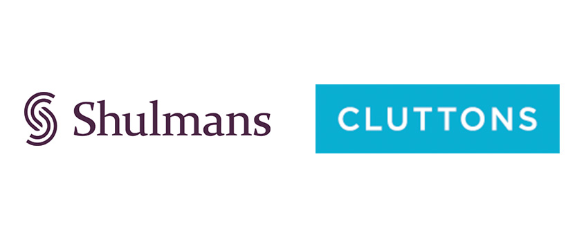 Shulmans and Cluttons logos