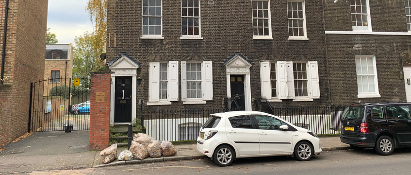 Georgian property for sale on historic Cable Street