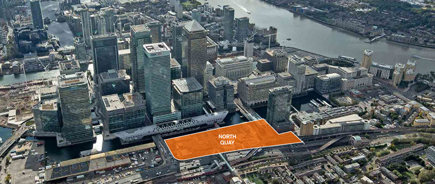 Canary Wharf revamps North Quay plans