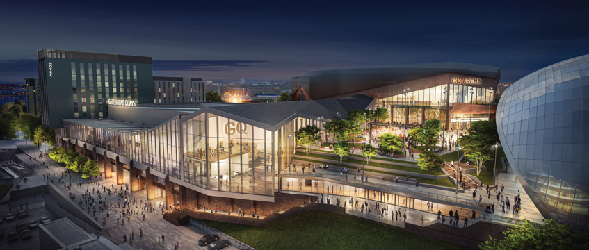 Ask Patrizia submits further plans for £260m Gateshead Quays arena
