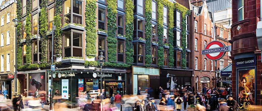 Covent Garden nears pre-pandemic performance