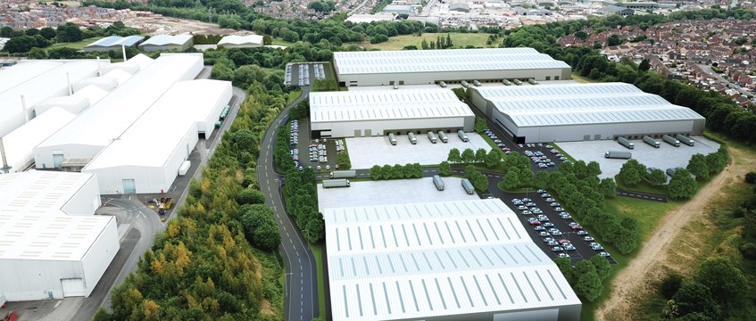 Caddick submits plans for 612,500 sq ft logistics hub
