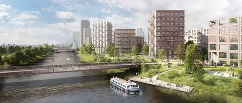 Masterplan unveiled for 40-acre riverside redevelopment in Cardiff