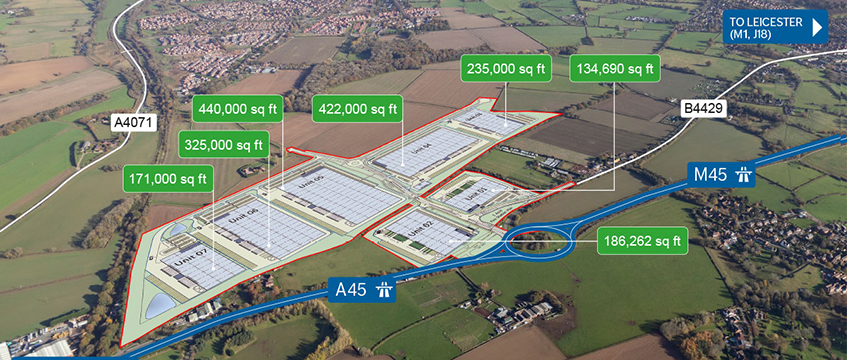 Tritax gains consent for 320,000 sq ft Rugby logistics hub