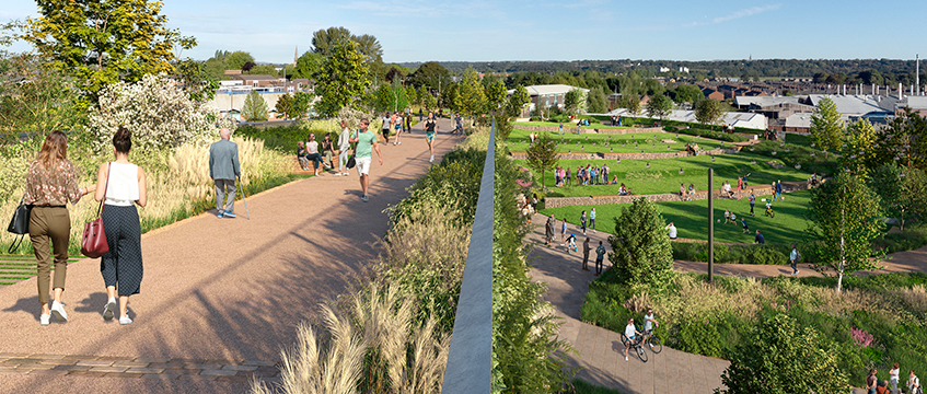 Plans in for Salford Rise’s green corridor