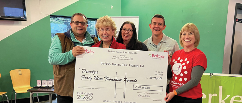 Charity team scores £49,000 for Demelza Hospice Care