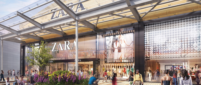Zara sizes up at Glasgow Fort