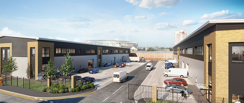 Urban Logistics Tottenham. Image © Graftongate/Barques