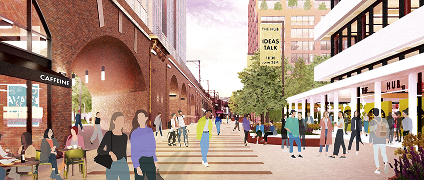 ID Manchester Picadilly CGI. Image © Bruntwood SciTech