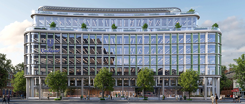 Investec backs £122m development loan for new Unilever global HQ