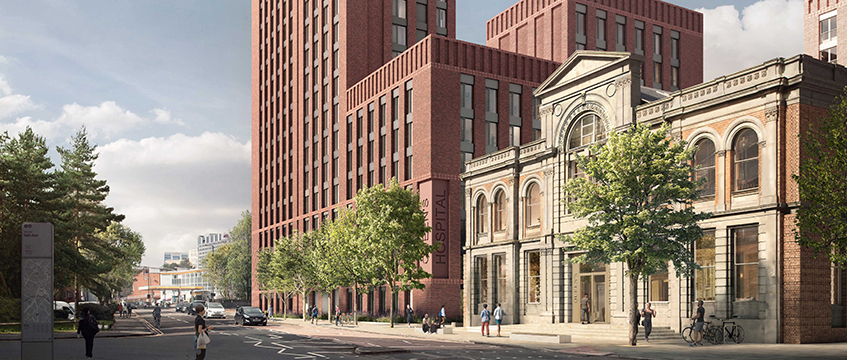 Listed Brum hospital gets BTR and student makeover