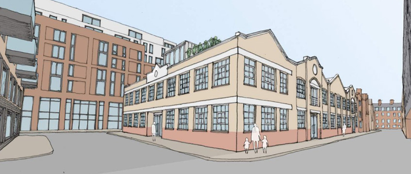 Rushworth Street scheme. Image © Emrys Architects