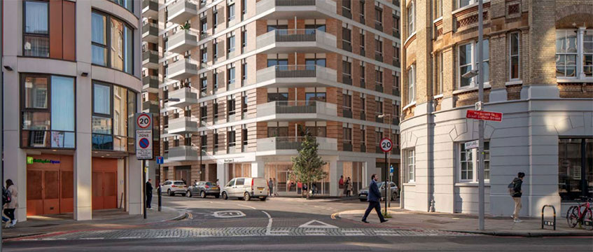Friars Close CGI. Image © Allies and Morrison-