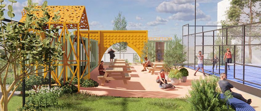 London Cancer Hub lobs in padel plans